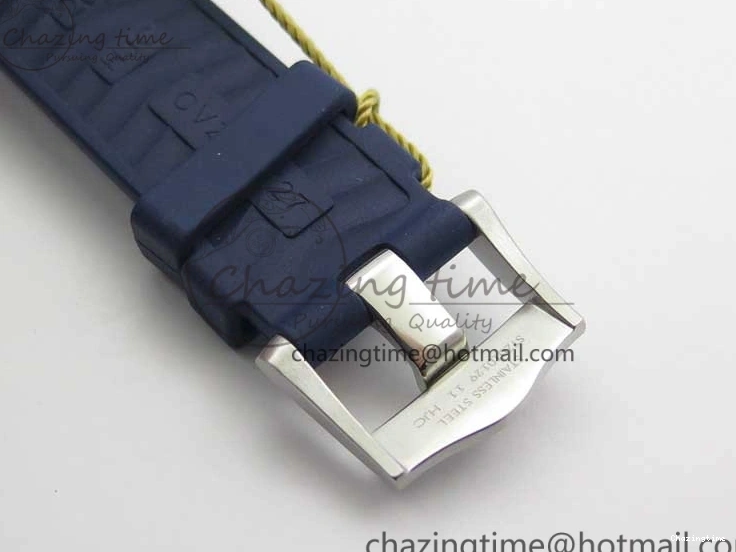 0427 2018 Seamaster Diver 300M SS RG VSF 1:1 Best Edition RG Bezel Blue Dial on Blue Rubber Strap A Contemporary 7927